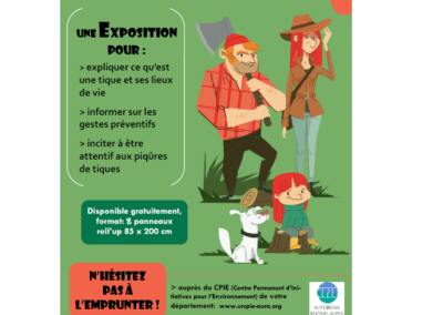 Exposition L’InfoTiques (sur les tiques)