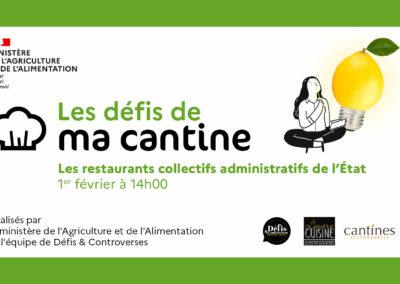 Wébinaires // Les défis de ma cantine