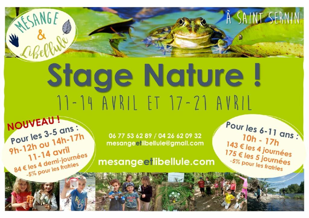 Stages nature de printemps