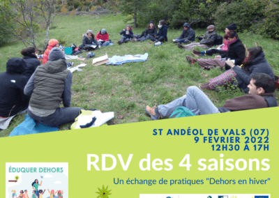 Prochain RDV des 4 saisons le 9 février à St Andéol de Vals !