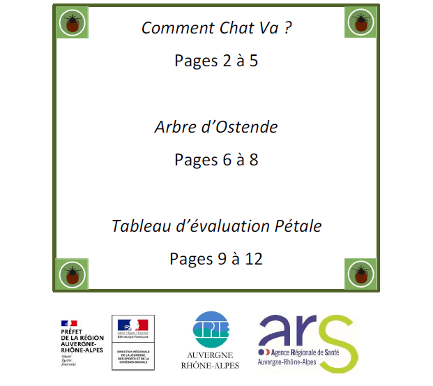 Sensibilisation Tique et maladie de Lyme présentation des outils d’évaluation des émotions