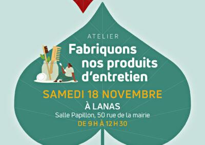 Atelier : Fabriquons nos produits d’entretien