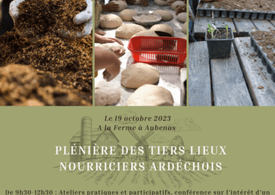 Plénière des tiers lieux nourriciers ardéchois