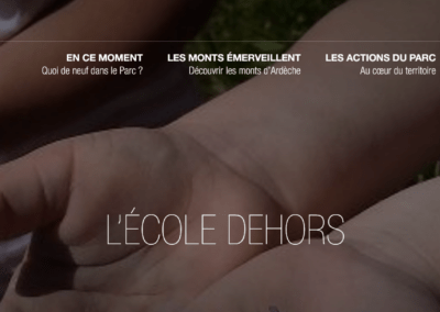 Site Ressource du PNRMA « L&rsquo;école dehors »