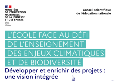 L’école face au défi de l’enseignement des enjeux climatiques et de biodiversité