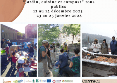 Formation à l’animation d’ateliers « jardin, cuisine et compost » pour tous publics