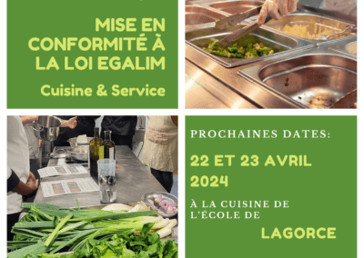 Formations de mise en conformité à la loi EGAlim