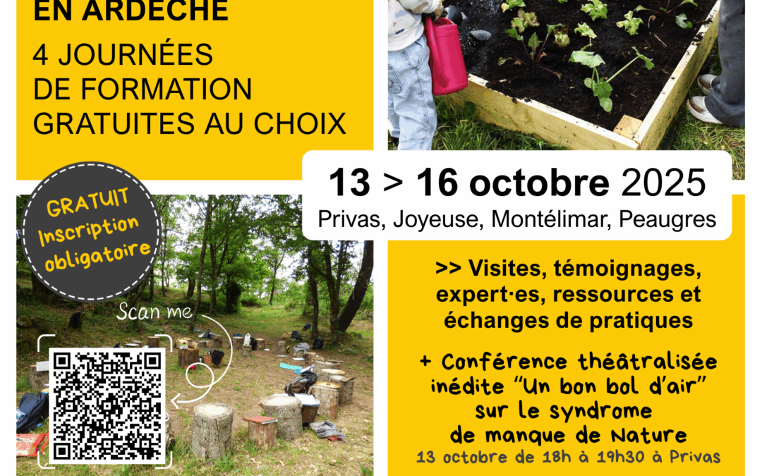 Semaine de la végétalisation des lieux éducatifs en Ardèche – 13 au 16 oct