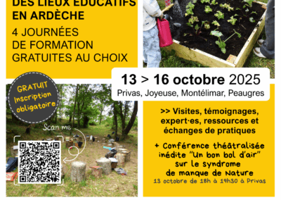 Semaine de la végétalisation des lieux éducatifs en Ardèche – 13 au 16 oct