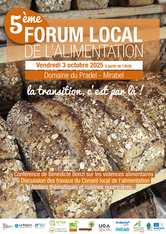 5e Forum local de l’alimentation au Pradel à Mirabel – 3 oct