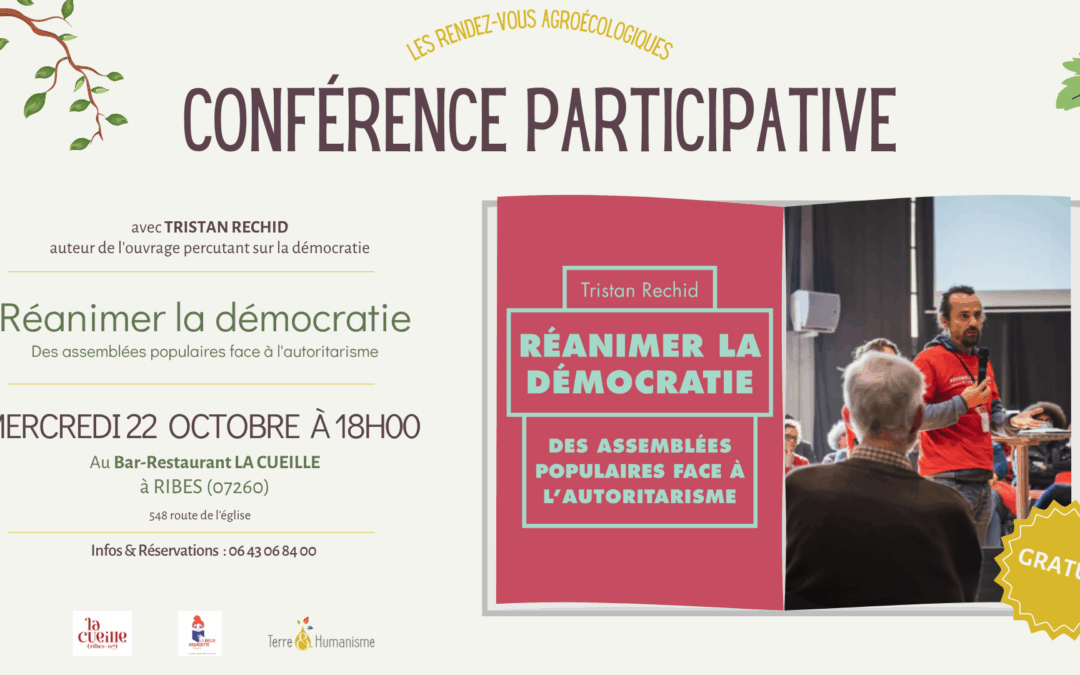 Conférence Participative avec Tristan Rechid – 22 oct. 2025