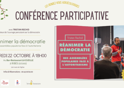 Conférence Participative avec Tristan Rechid – 22 oct. 2025