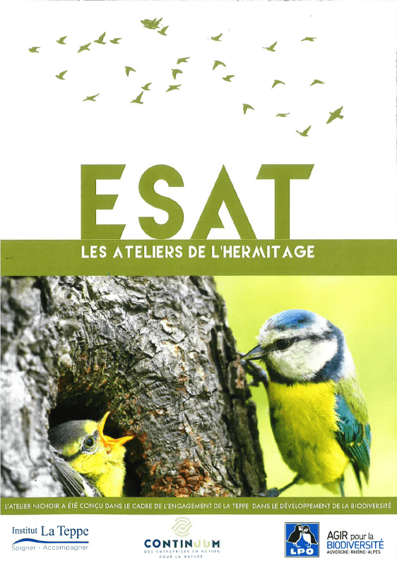 Atelier nichoirs de l’ESAT Les ateliers de l’Hermitage (26600)