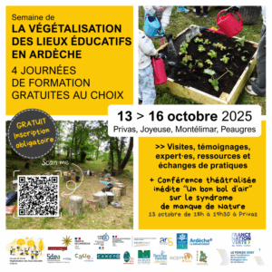 Ressources semaine de la végétalisation – 13 au 16 oct 2025