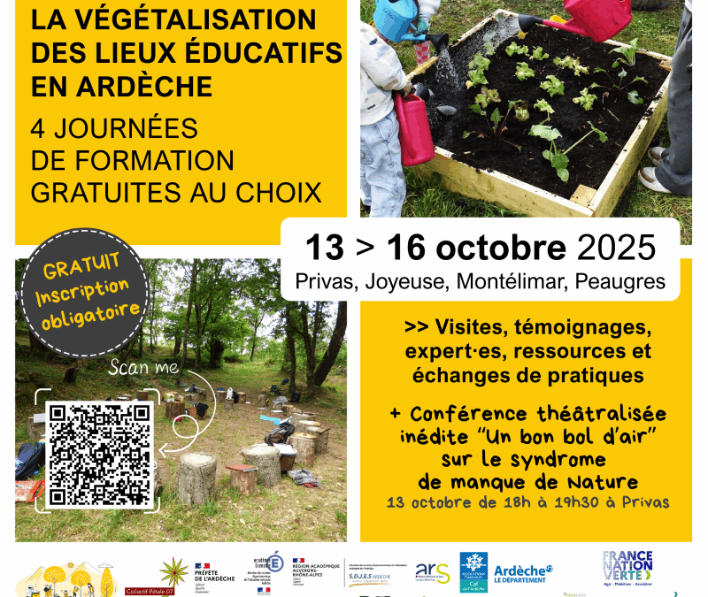 Ressources semaine de la végétalisation – 13 au 16 oct 2025