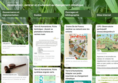 Padlet ressources jardin