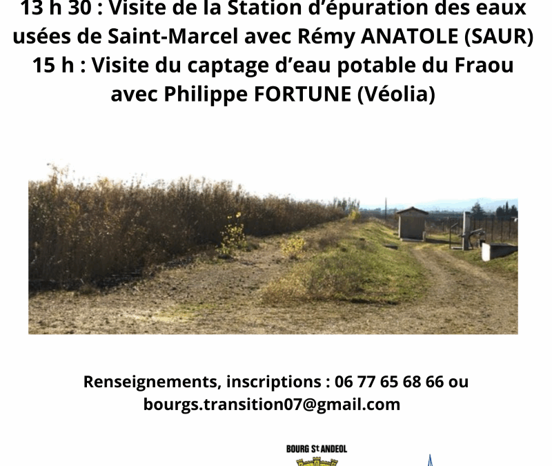 Visites de sites de gestion de l&rsquo;eau avec BourgS en Transition – 17 déc. 2025