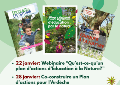 Webinaire « Qu’est-ce-qu’un plan d’actions d’Éducation à la Nature? »
