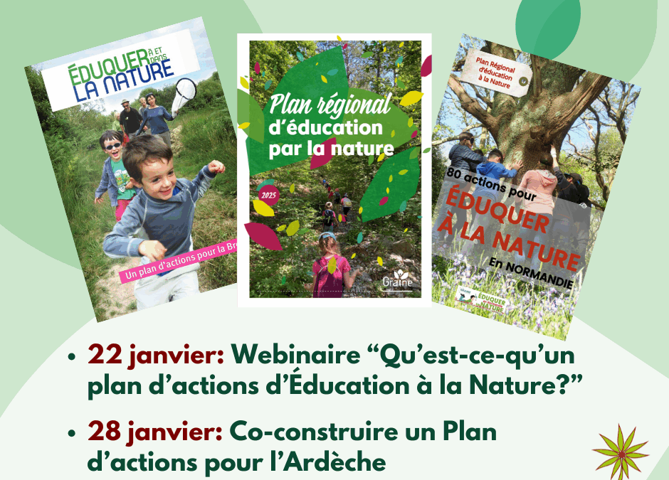 Webinaire « Qu&rsquo;est-ce-qu&rsquo;un plan d&rsquo;actions d’Éducation à la Nature? »