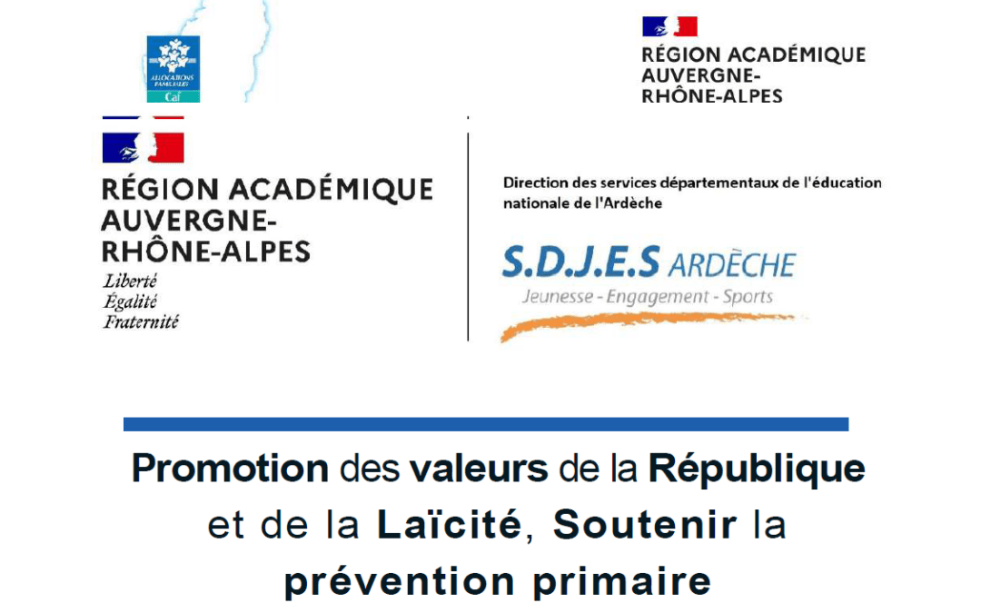Appel à projet « Promotion des valeurs de la République et laïcité »