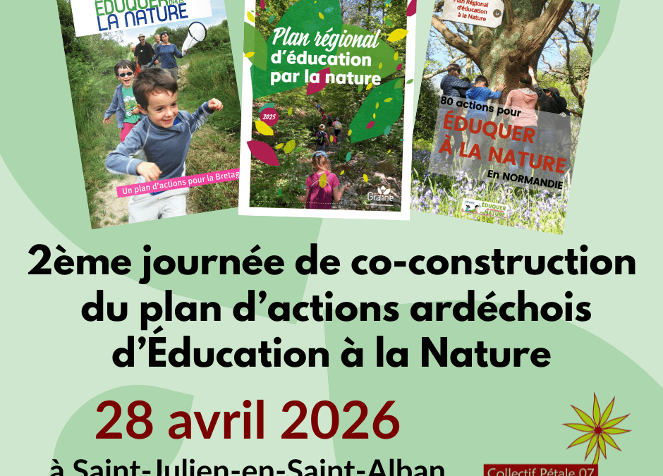 2ème journée de co-construction du Plan d’Éducation à la Nature