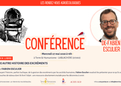 Conférence : Une autre histoire d’excréments avec Fabien Esculier