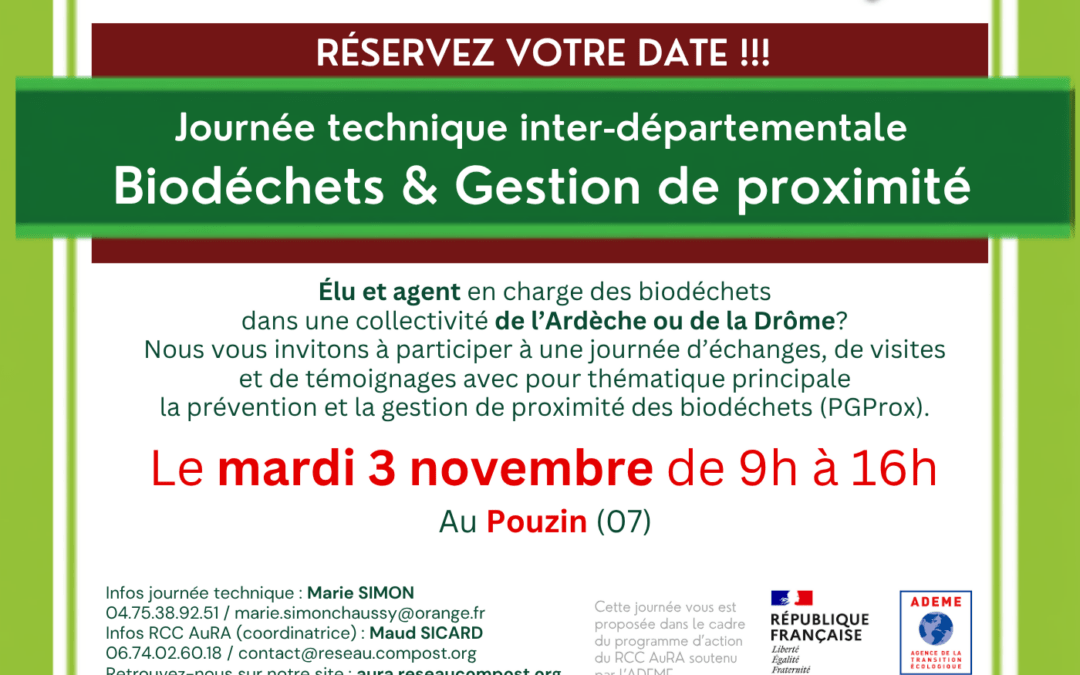 Journée technique du Réseau Compost Citoyen