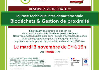 Journée technique du Réseau Compost Citoyen
