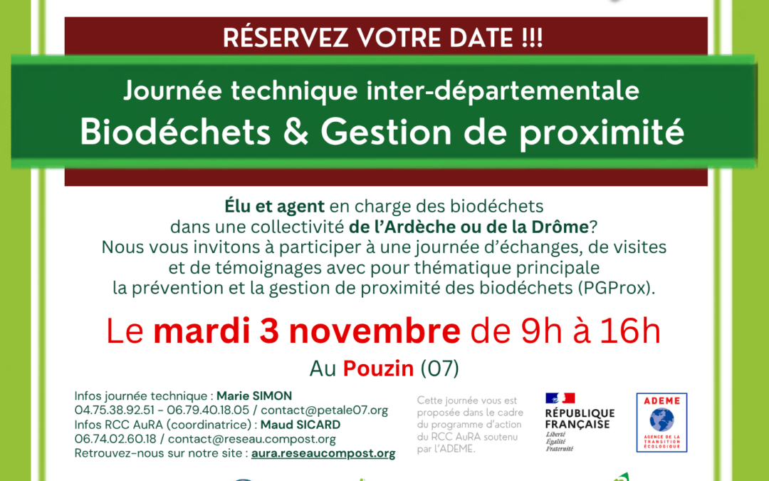 Journée technique du Réseau Compost Citoyen