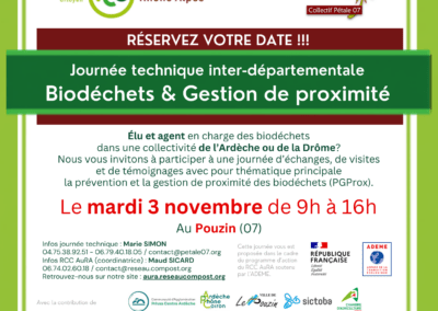Journée technique du Réseau Compost Citoyen