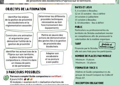 Formation certifiante Guide composteur